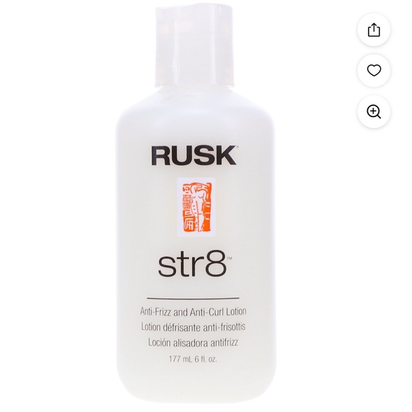 Rusk Other - Rusk Str8 Anti-Frizz and Anti-Curl Hair Lotion, 6 Oz Brand new